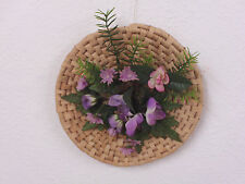 WANDSCHMUCK, WANDBEHANG, BAST, STROH