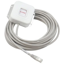 INOSEC UM 11D Aufputz-Überfallmelder mit 10m Kabel & RJ45-Stecker, Deckelkontakt