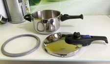 🇩🇪ELO Kleiner Schnellkochtopf 2,7l.Voll funktions. FAST WIE NEU