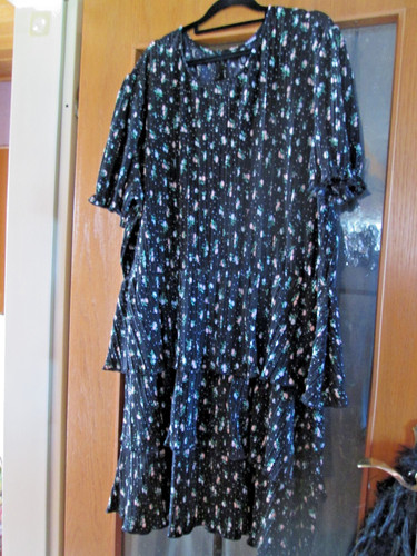 Damen kleid plissee schw - damen,