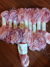 500g / 10x Reine Seide Diamond-Silk Wolle rosa-flieder Verlauf tolle Farbe