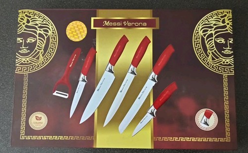 Messerset teilig keramik - messerset, 6-teilig,