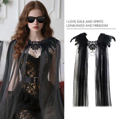 Schwarzer halloween umhang mit - halloween,
