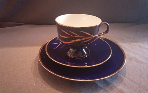 Sammeltasse echt kobalt gold - sammeltasse,