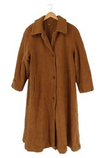 Fabiani Damen Klassischer Mantel Gr. 42/XL Braun Elegant Vintage