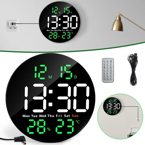 Led digitaluhr mit - 10''led,