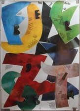 Jazz Fest Berlin,  Poster, Plakat, Konzert, Concert, Live, A0, Günther Kieser