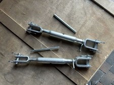 2x Unterlenker Stabilisator Hubstrebe M24x2,5mm  L: 450-600mm Hülse-260mm B450