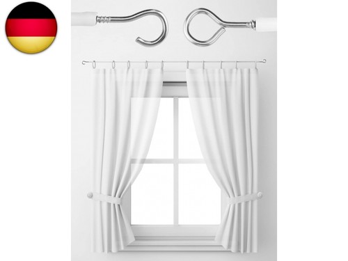 Vorhangdraht weiß vorhang - 5m,