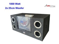 Audiopipe 2x 25er Subwoofer