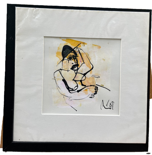 Frau expressiv original - frau,