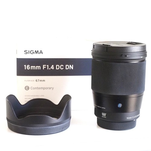 Sigma 16mm dc dn - sigma, f/1.4