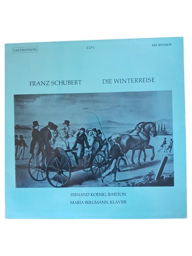 Schubert winterreise vinyl 2lp - schubert,