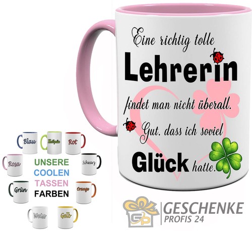 Lehrerin tasse mit - lehrerin,