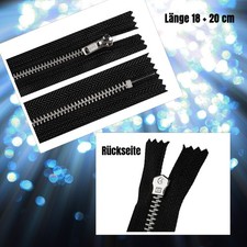 1) Reißverschluss 18 20 cm