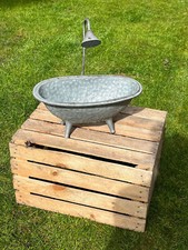 Zinkwanne blumentopf badewanne - blumentopf,