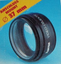 2 In 1  Tele &Weitwinkel Vorsatzlinse HAMA High-Resolution für ø 37 mm