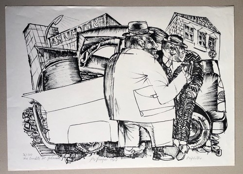 Eberhard dänzer lithographie - eberhard,