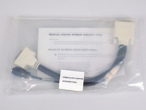 Matrox stereo output - matrox,