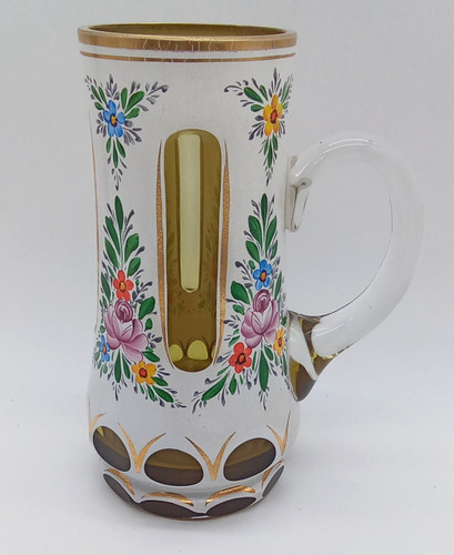 Poschinger glaskrug mit - poschinger,