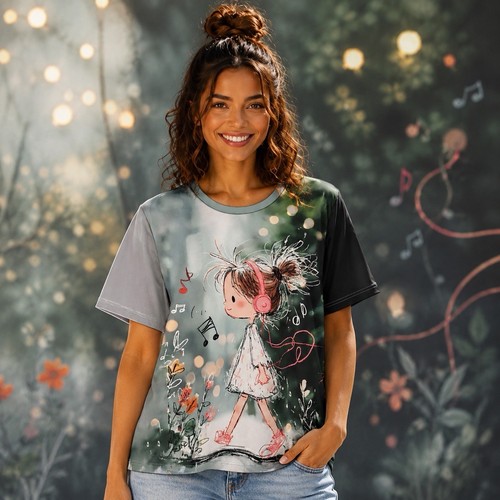 Damen shirt mädchen - t-shirt, xl
