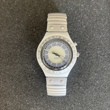 SWATCH Loomi Irony Big - ZEBAH - YGS9000A; neue Batterie + funktionstüchtig