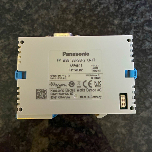 Panasonic web2 web server - panasonic, web-server