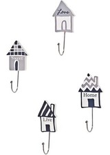 Wandgarderobe im 4er-Set