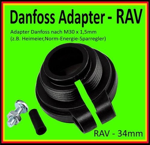 Adapter danfoss rav - adapter, 34mm