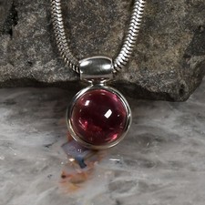 Turmalin Anhänger, 925er