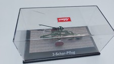 2-Schar-Pflug 03312 grün SCHUCO 1:43 Sammlermodell in PVC-Box unbespielt