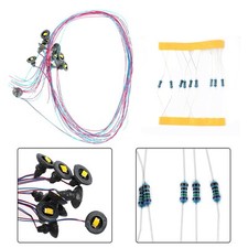 Graue LED Deckenlampen für OO HO Scale Modelleisenbahn Anlagen (10er Pack)