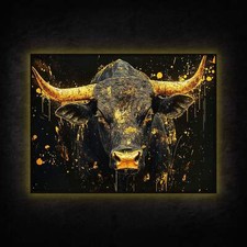LED Leuchtbild - Goldener