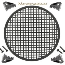 stabiles Subwoofer Schutzgitter für 25cm Sub / Lautsprecher 250mm schwarz