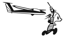 Renn! (Pilatus B4) Aufkleber