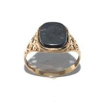 Herren Aufwendig 9ct Gelbgold