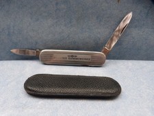 Schönes kleines Taschenmesser - silberfarben  Phoenix Gummiwerke