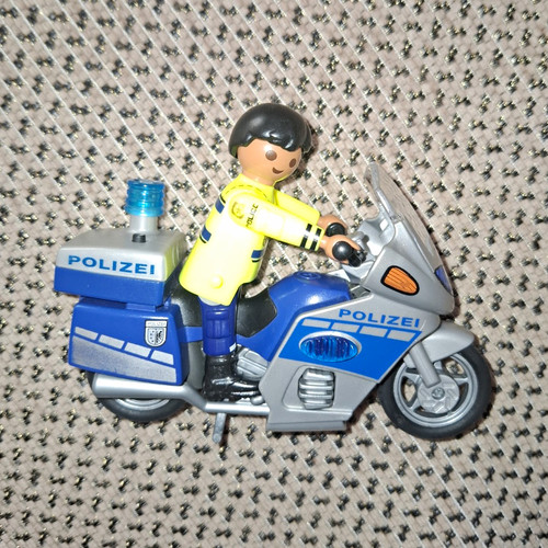 Playmobil polizei motorrad - playmobil, mit