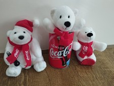 Vintage 3x Coca Cola Bären