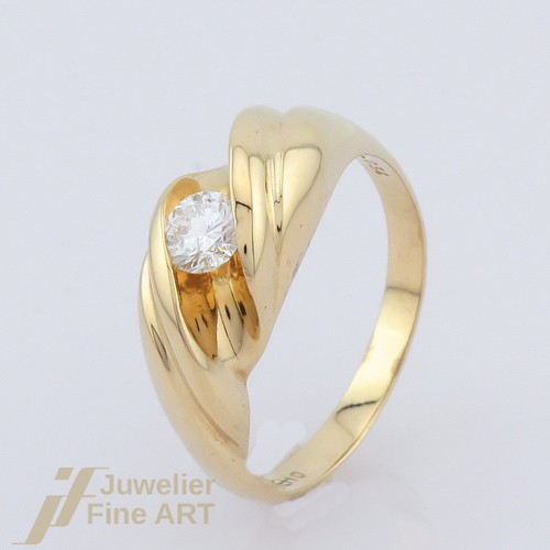 Ring solitär mit 1 - -,