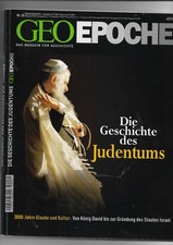GEO EPOCHE 20 Geschichte des Judentums Sammlung Kult