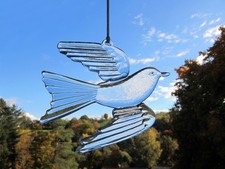 Fliegende Taube von Bertil Vallien °°° KOSTA BODA °°° Suncatcher Schweden groß