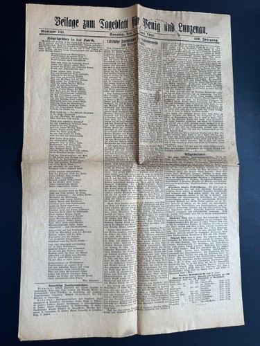 Alte zeitung beilage zum - alte,