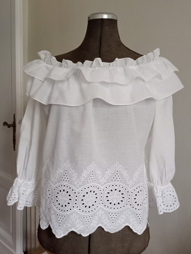 Zara carmen ausschnitt bluse - carmen,