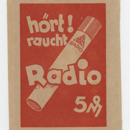 Radio zigaretten tabaktüte - zigaretten,