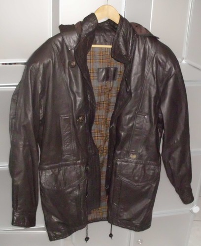 Gebrauchter lederparka der - lederparka,