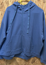 Tchibo - Kapuzenjacke - Gr. 44/46 - blau - gebraucht