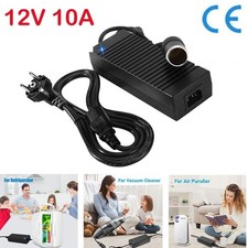 220V AUF 12V KFZ NETZADAPTER NETZTEIL 10A 120W 230 auf 12 Volt SPANNUNGWANDLER