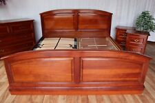 Nr.1873b Bett mit 1 Nachttisch Kirschbaum