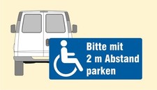Behinderten kfz auto - kfz, aufkleber